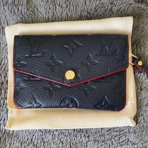 Louis Vuitton Empreinte Key Pouch Marine Rouge